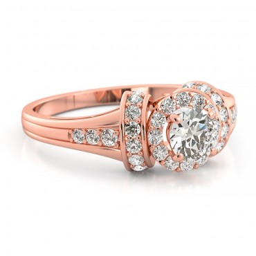 Blair Diamond Ring - Rose Gold