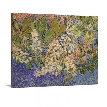 Blossoming Chestnut Branches Wall Art - Canvas - Gallery Wrap