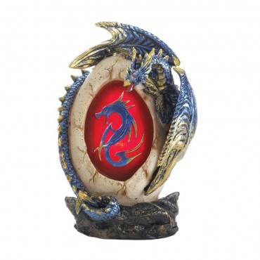 Blue Dragon Egg Statue