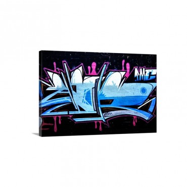 Blue Tag Wall Art - Canvas - Gallery Wrap