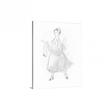 Blush And Grey Fashion I V Wall Art - Canvas - Gallery Wrap