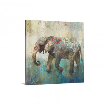 BoHo Elephant I Wall Art - Canvas - Gallery Wrap