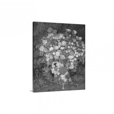Bouquet Of Flowers In A Vase By Vincent Van Gogh Wall Art - Canvas - Gallery Wrap