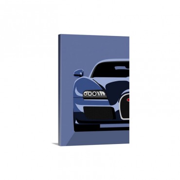 Bugatti Veyron Wall Art - Canvas - Gallery Wrap