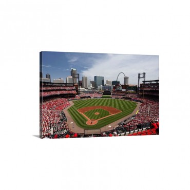 Busch Stadium During A Cardinals Game In St Louis Missouri Wall Art - Canvas - Gallery Wrap