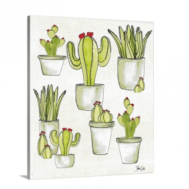 Cactus I I Wall Art - Canvas - Gallery Wrap
