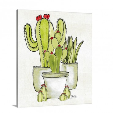 Cactus I Wall Art - Canvas - Gallery Wrap