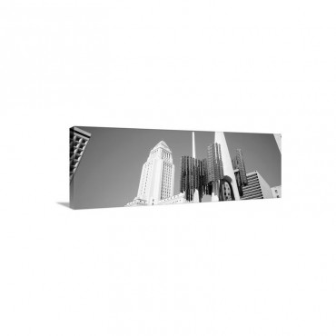 California Los Angeles Buildings And Triforium Sculpture Wall Art - Canvas - Gallery Wrap