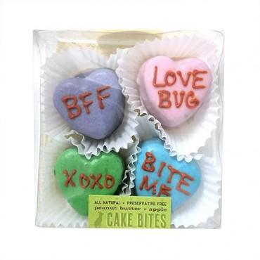 Candy Heart Cake Bites Box - 2 Sets