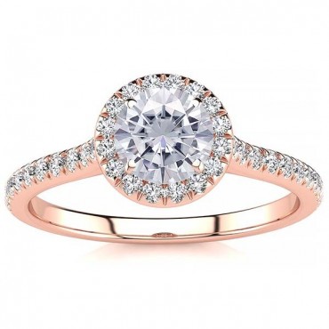 Candy Diamond Ring - Rose Gold