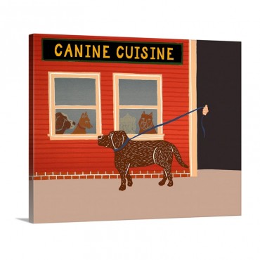 Canine Cusine Choc Wall Art - Canvas - Gallery Wrap
