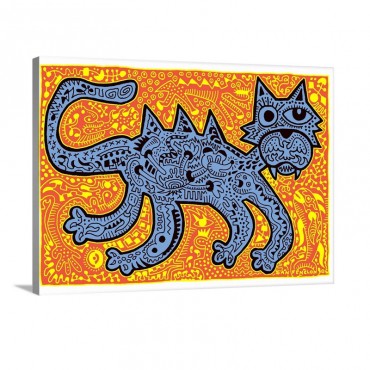 Cat Color Wall Art - Canvas - Gallery Wrap