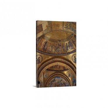 Ceiling Mosaic Of St Mark's Basilica Wall Art - Canvas - Gallery Wrap
