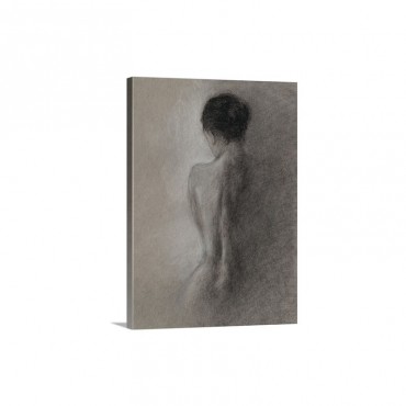 Chiaroscuro Figure Drawing I Wall Art - Canvas - Gallery Wrap