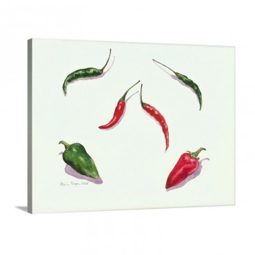 Chillies And Peppers 2005 Wall Art - Canvas - Gallery Wrap
