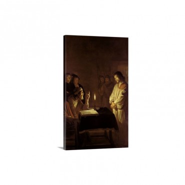 Christ Before The High Priest 1617 Wall Art - Canvas - Gallery Wrap