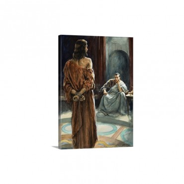 Christ In Front Of Pontius Pilate Wall Art - Canvas - Gallery Wrap
