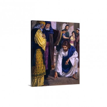 Christ In The Temple Wall Art - Canvas - Gallery Wrap