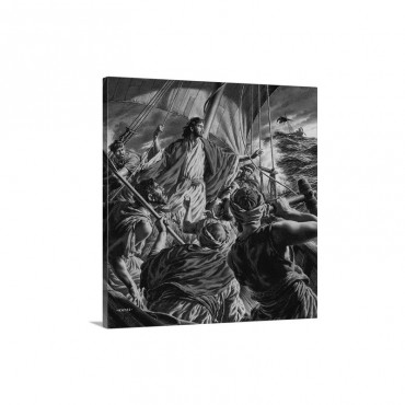 Christ On The Sea Of Galilee Wall Art - Canvas - Gallery Wrap
