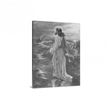 Christ Walking On The Waters Wall Art - Canvas - Gallery Wrap