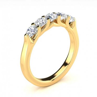 Christina Diamond Ring - Yellow Gold