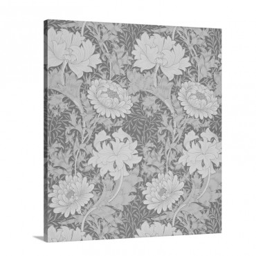 Chrysanthemum Wallpaper 1876 Wall Art - Canvas - Gallery Wrap