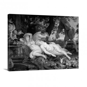Cimon And Iphigenia 1617 Wall Art - Canvas - Gallery Wrap