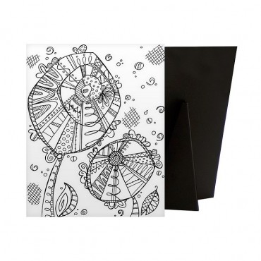 Color Me Circle Flowers