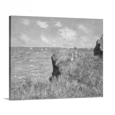 Cliff Walk At Pourville Wall Art - Canvas - Gallery Wrap