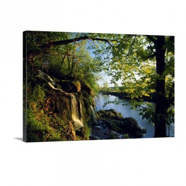 Cliffs And Trees Along Malanaphy Springs Malanaphy Springs State Preserve Lowa Wall Art - Canvas - Gallery Wrap