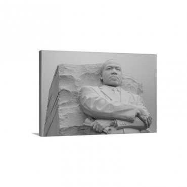 Close Up Of The Dramatic National Memorial To Dr Martin Luther King Wall Art - Canvas - Gallery Wrap