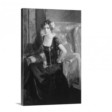 Clotilde In Evening Dress 1910 Wall Art - Canvas - Gallery Wrap