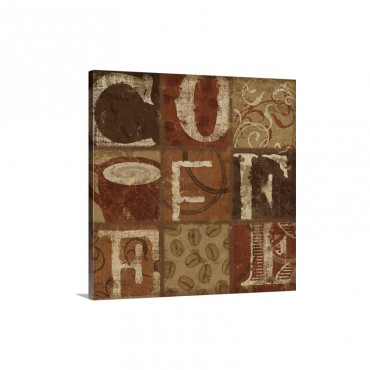 Coffee Collage I Wall Art - Canvas - Gallery Wrap