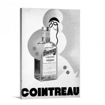 Cointreau Vintage Poster By Charles Loupot Wall Art - Canvas - Gallery Wrap