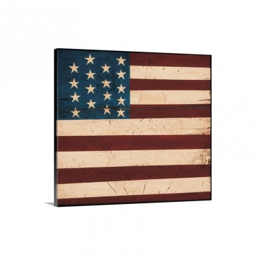Colonial Flag Wall Art - Canvas - Gallery Wrap