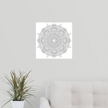 Coloring Mandala Pretty 23