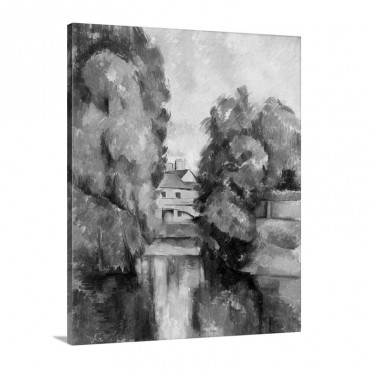 Country House By The Water C 1888 Wall Art - Canvas - Gallery Wrap