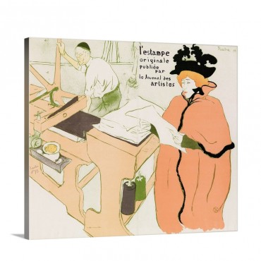 Cover For L'Estampe Originale Album I Publiee Par Les Journal Des Artistes Wall Art - Canvas - Gallery Wrap