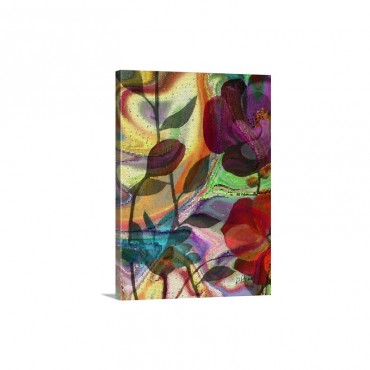 Crystal Floral Wall Art - Canvas - Gallery Wrap