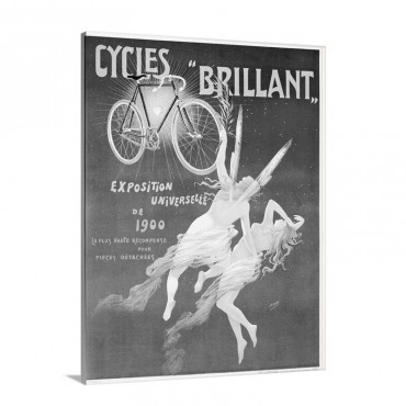 Cycles Brilliant Vintage Poster By Henri Gray Wall Art - Canvas - Gallery Wrap