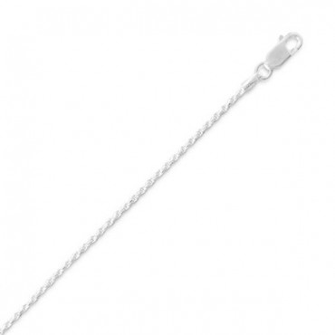 Diamond Cut Rope Chain - 1.3 mm