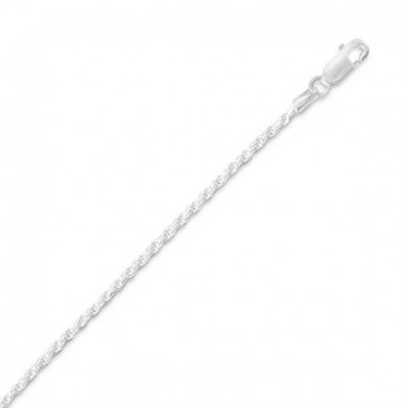Diamond Cut Rope Chain - 1.7 mm