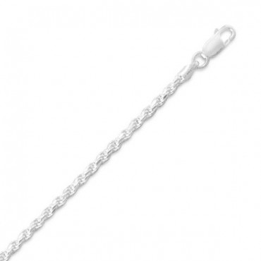 Diamond Cut Rope Chain - 2.7 mm