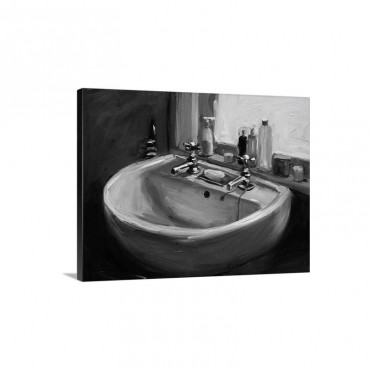 Debby's Sink Painting By Pam Ingalls Wall Art - Canvas - Gallery Wrap