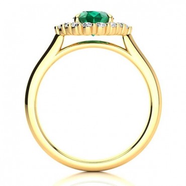 Debora Emerald Ring - Yellow Gold