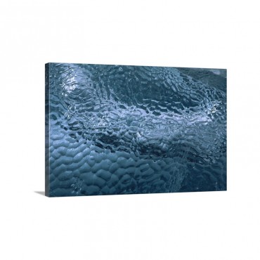 Detail Of Dimpled Ice On Brash Ice Floes Penguin Island South Shetland Islands Wall Art - Canvas - Gallery Wrap
