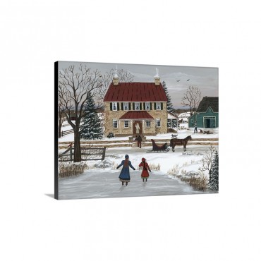 Dianna's First Valentine Wall Art - Canvas - Gallery Wrap