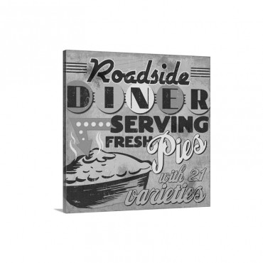 Diners And Drive Ins I I Wall Art - Canvas - Gallery Wrap
