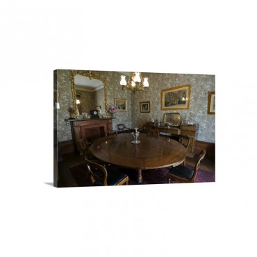 Dining Room At Runnymede Historic National Trust Home Wall Art - Canvas - Gallery Wrap