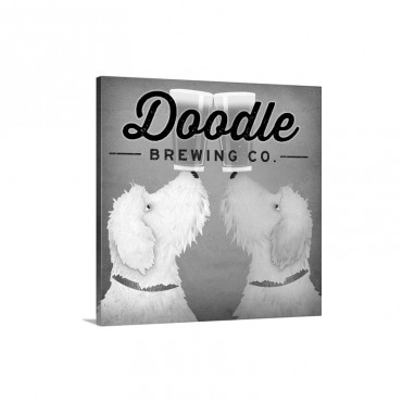 Doodle Beer Double Wall Art - Canvas - Gallery Wrap